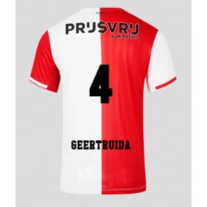 Feyenoord Lutsharel Geertruida #4 Domaci Dres 2023-24 Kratak Rukavima